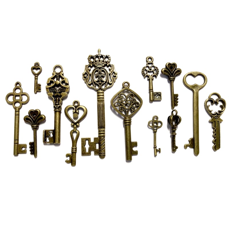 Antique Keys Jewelry Charms, Charms Key Antique Making