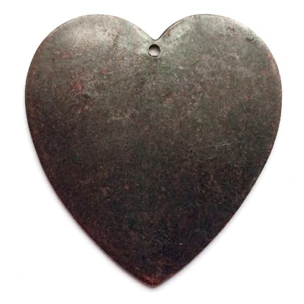 heart blank, brass hearts, jewelry supplies, 0410, rusted iron brass,  antique copper, brass blanks, jewelry making supplies, vintage jewelry  supplies