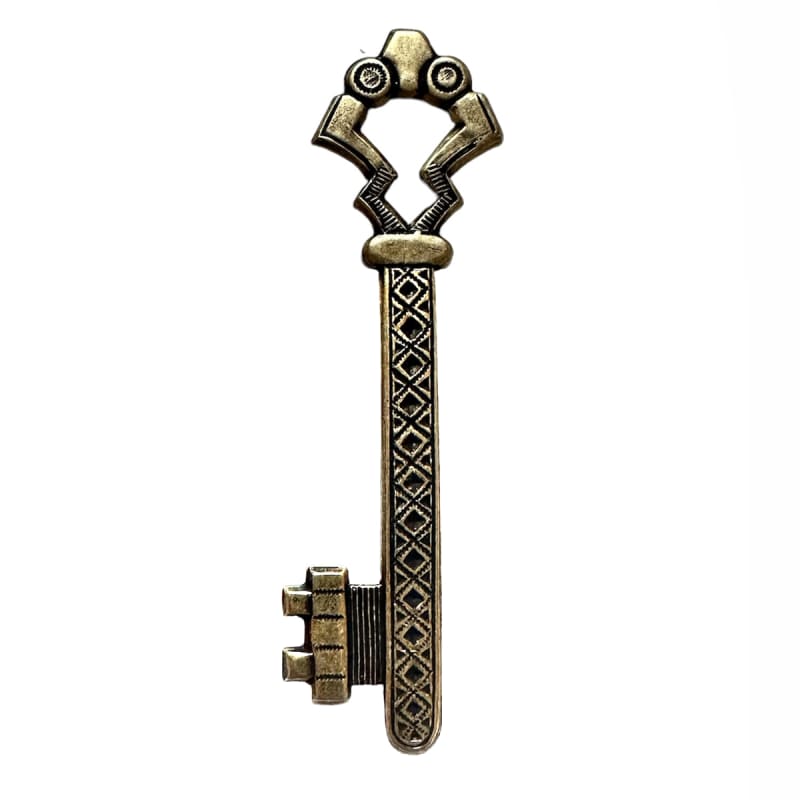 小物 calee concho key ring brass Concho Key Chain - Nickel Silver