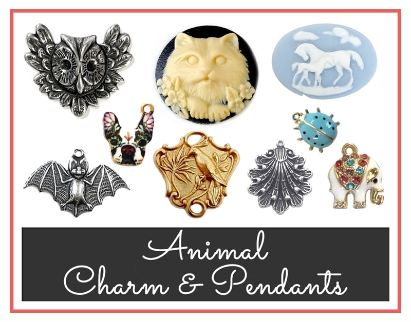 15pcs Enamel Charms Various Animals Pendants Charms For Jewelry