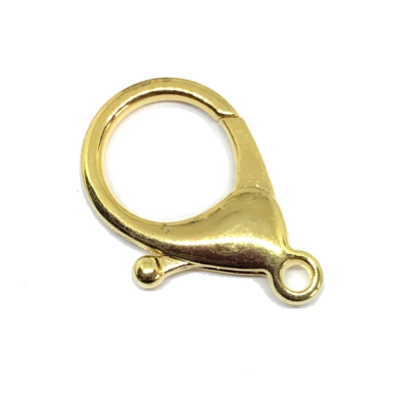 Lobster Claw Clasp - 9x5mm Satin Hamilton Gold Plated (1-Pc)