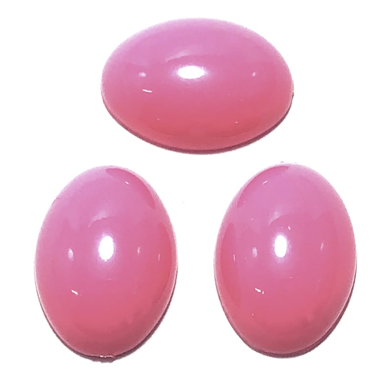 Acrylic Round Pearl Cabochons Flat Back 15mm 25 Pcs