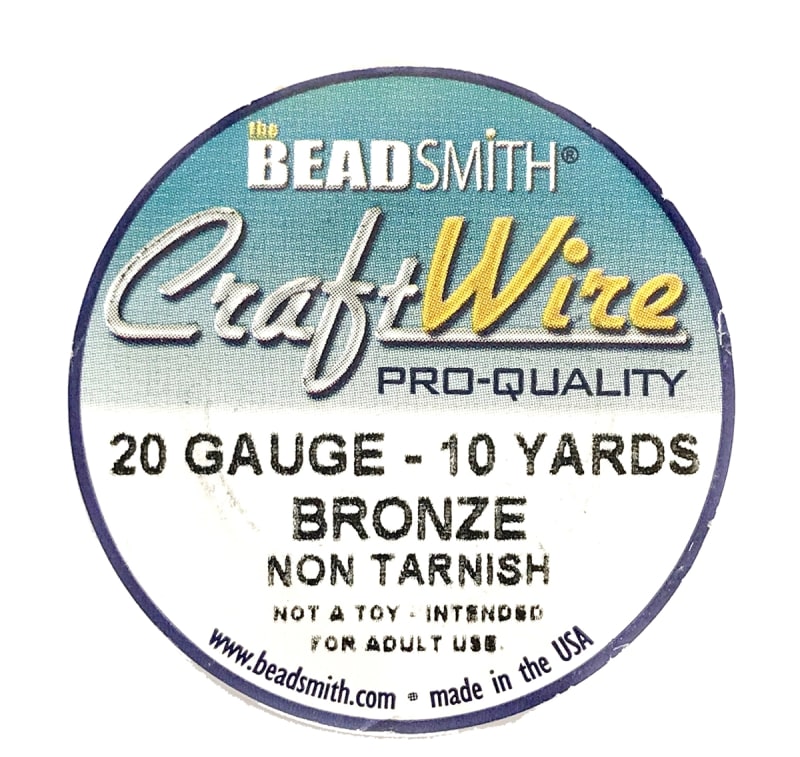 The Beadsmith 20-Gauge Round Soft Copper Craft Wire for Jewelry