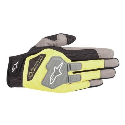 Alpinestars USA Engine Gloves Black/Yellow