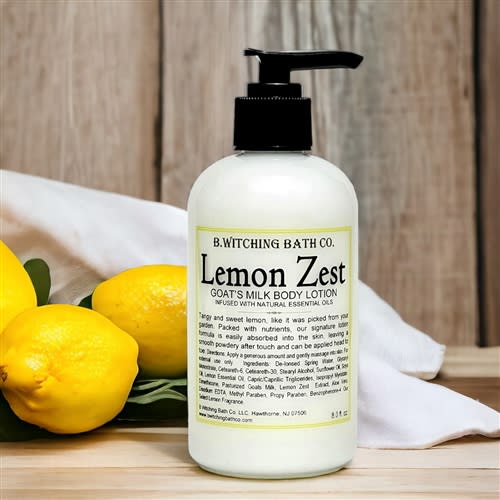 Lemon Zest Goat's Milk Hand and Body Lotion