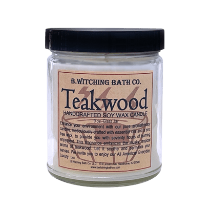 B.Witching Bath Co. Teakwood Candle - Thumbnail 2