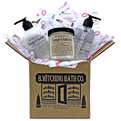 Champagne & Strawberries  Personal Care Gift Set