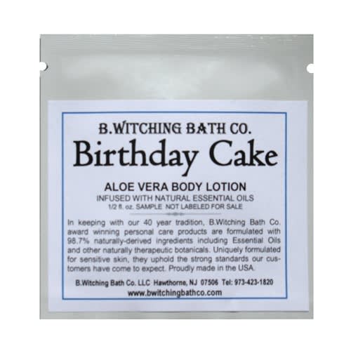 Birthday Cake - Lotion Sample Pack