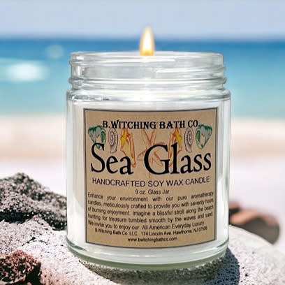 Sea Glass Handcrafted Soy Wax Candle