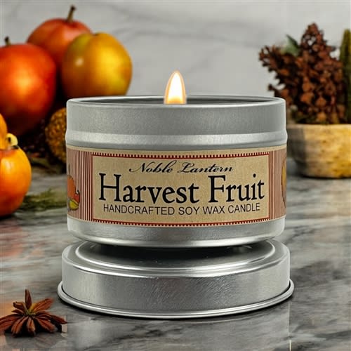 Harvest Fruit Tin Candle