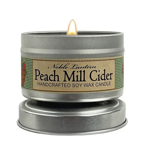 Peach Mill Cider Tin Candle