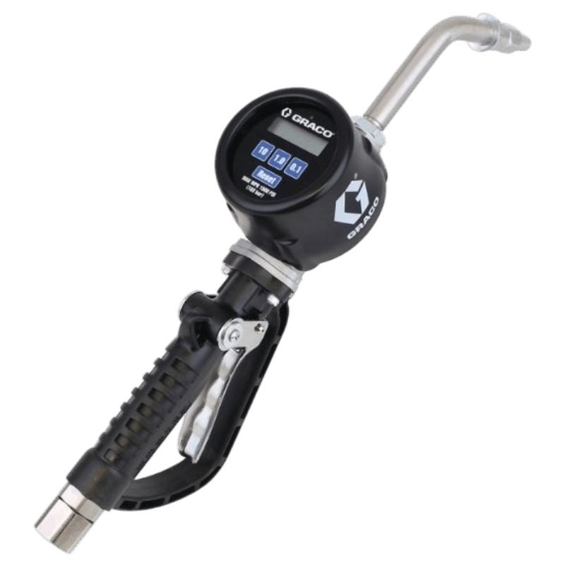 Graco PM 8 Electronic Preset Oil Meter - Rigid Extension - 1/2 in.