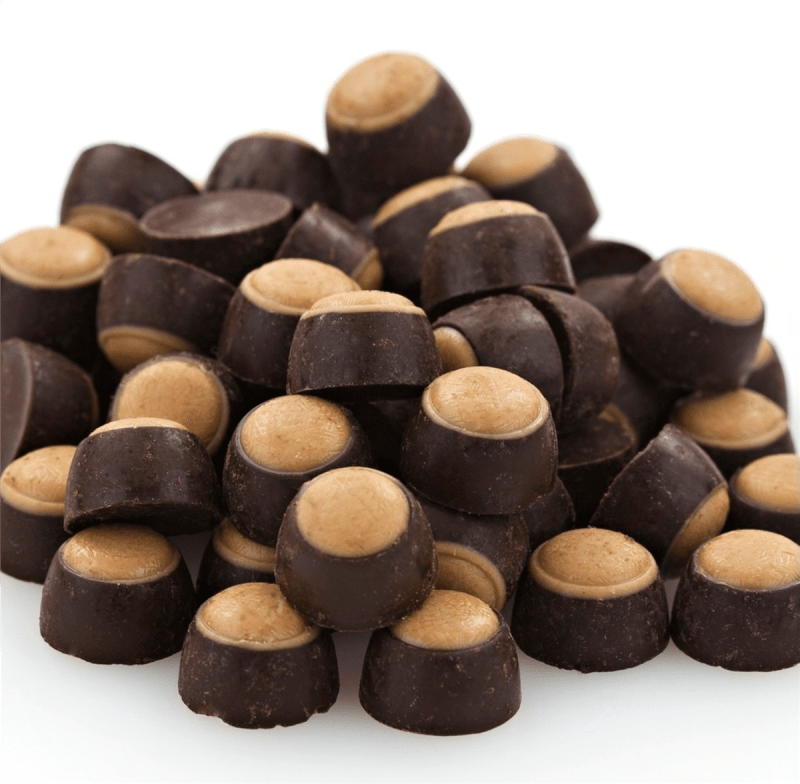 Mini Dark Chocolate Peanut Butter Buckeyes