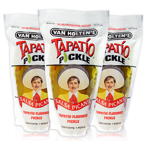 Van Holten's Jumbo Tapatio Pickle In A Pouch