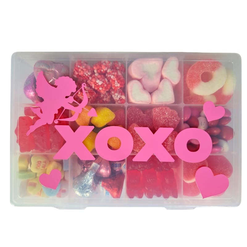 Valentine's Day Custom Candy Tackle Box Gift
