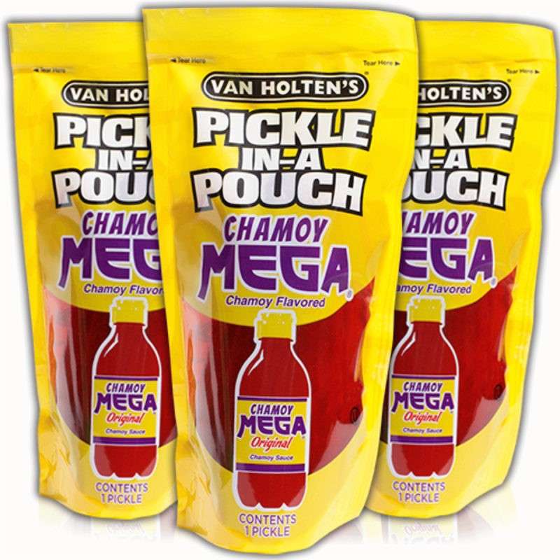 Van Holten's Pickle In A Pouch Chamoy Mega