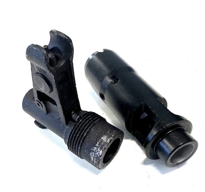 Russian AK74 Front Sightblock and Muzzle Brake