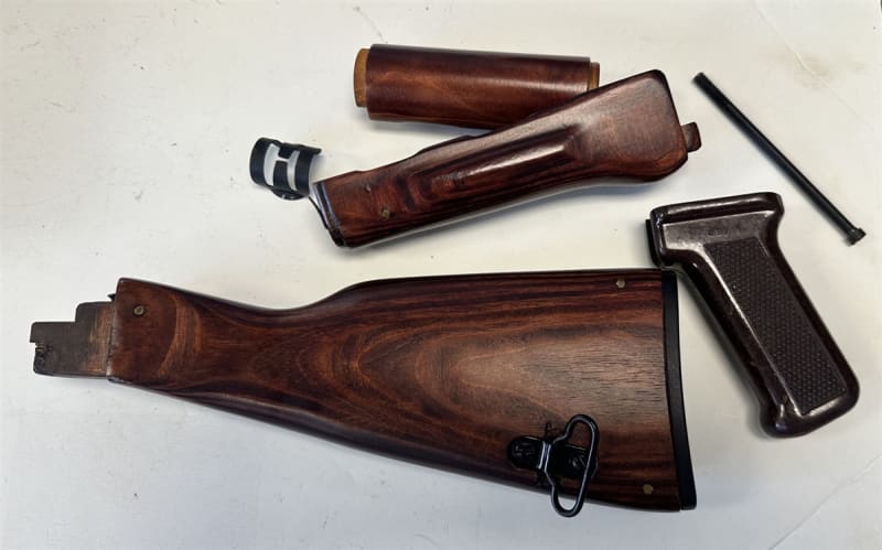 RUSSIAN AK47 WOOD STOCK SET