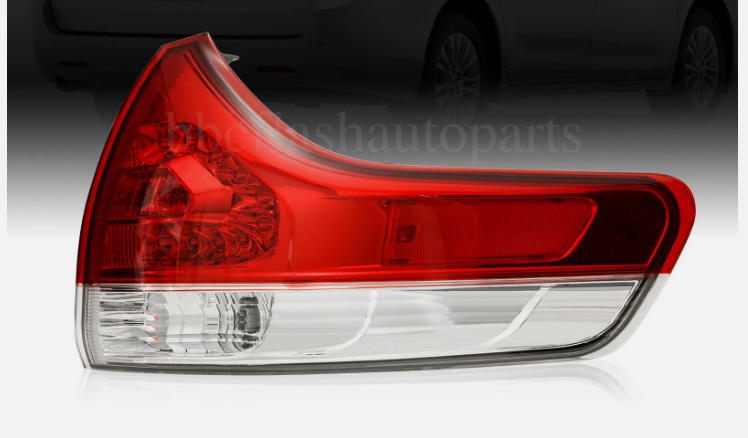 2012 Toyota Sienna | Right Passenger Side Outer Tail Light