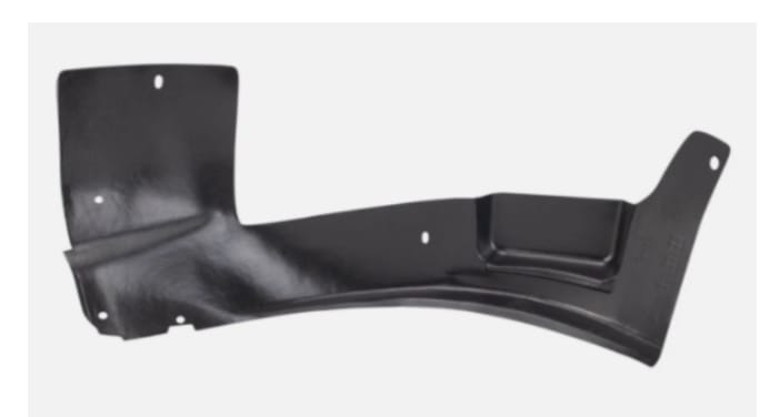 Front Left Rearward Inner Fender Liner 2007 Cadillac STS Sedan 4D
