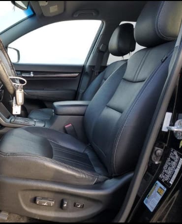 FRONT SEAT LH ELECTRIC BLACK LEATHER
