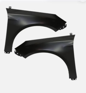 Fenders  Both Side & Seat Covers Leather & Exhaust System