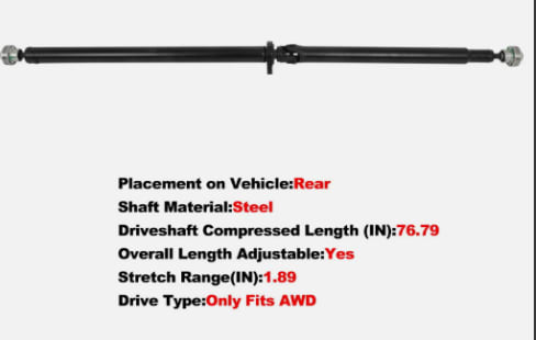 Driveshaft