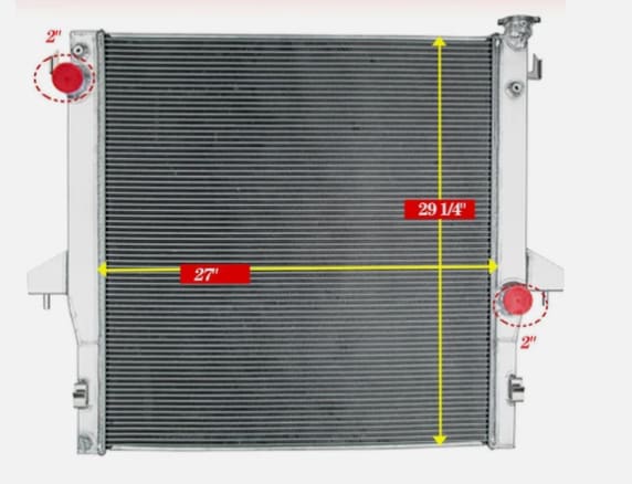 Radiator Dodge Ram 2500