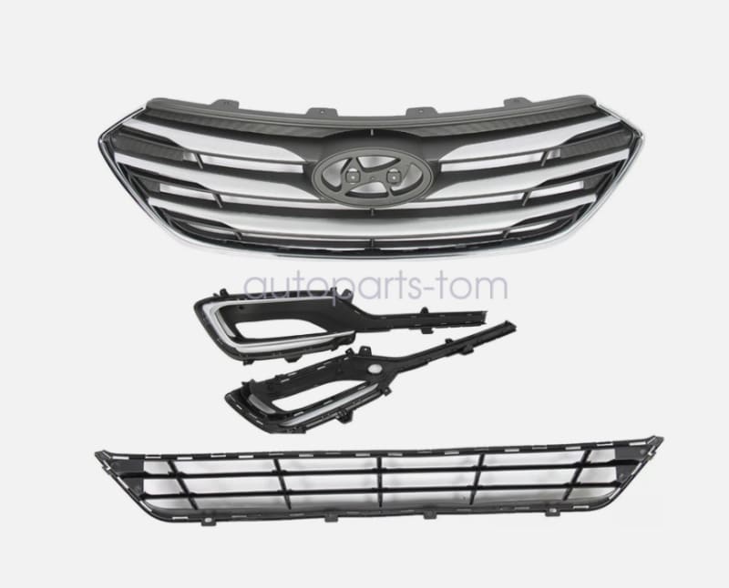 Radiator Support,  Foglight Bezels,Front grill