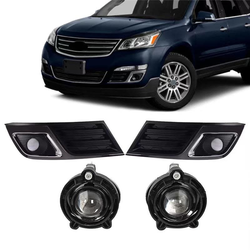 Front Bumper and Fog light Bezzel Cover with  Chrome