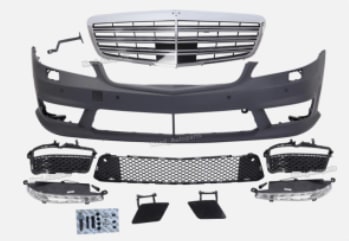 Front Bumper Assembly,  Headlight Right Side , Fog Light Right Side