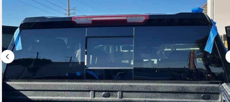 Rear Back Glass 2022 GMC Sierra Limited