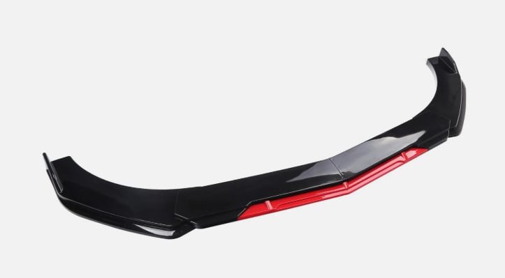 For Acura TLX 2015-2022 Front Bumper Lip Splitter Spoiler Body Kit Black+Red For Acura TLX 2015-2022 Front Bumper Lip Splitter Spoiler Body Kit Black+Red