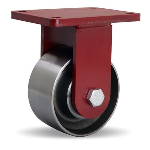 Hamilton Extra Heavy Duty Rigid Caster with 6" x 3" Steel Wheel