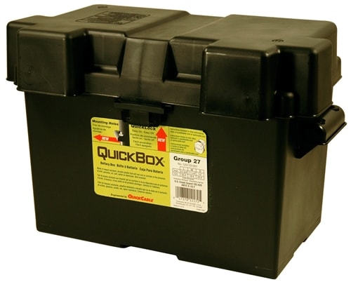 120172-010 QuickCable Group 27 Standard Battery Box (Black) 120172-010 QuickCable Group 27 Standard Battery Box (Black)