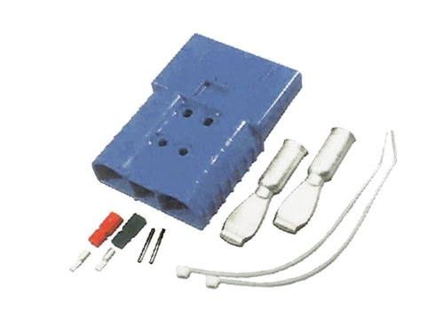 124709-001 QuickCable 3/0Ga 350A Blue SBX Connector Kit with Hardware 124709-001 QuickCable 3/0Ga 350A Blue SBX Connector Kit with Hardware