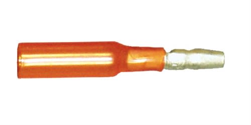 164170-100 Male Bullet Heat Shrink 0.157" 22-18 Gauge Red (100 Count)