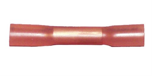 164180-2010 Butt Connector Heat Shrink 22-18 Gauge Red (10 Count)