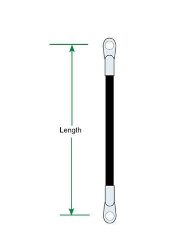 205602-025 QuickCable 6 GA 9" Black Golf Cart Cable (25 PCS) 205602-025 QuickCable 6 GA 9" Black Golf Cart Cable (25 PCS)