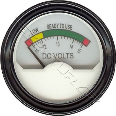 247-152-666 Voltmeter Round 11-15 Volt DC