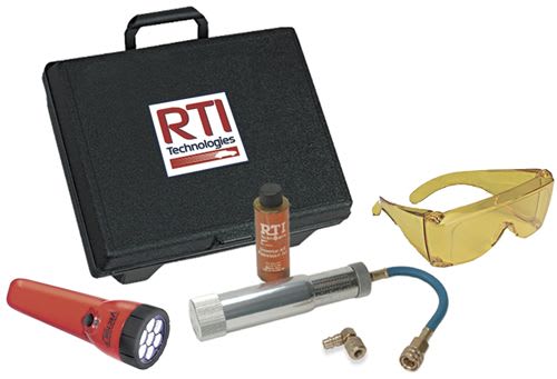 360-81813-00 RTI Elite Uv Kit Cordless Light Refillable Injector 4 Oz. Dye Glasses Case