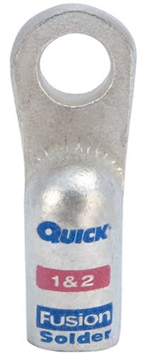 486301-050F QuickCable 1&2 GA 3/8" Stud Fusion Solder Battery Connector (50 PCS)