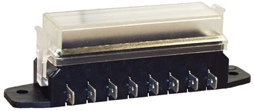 509503-001 QuickCable 8 Position Standard Blade Fuse Box with Lid
