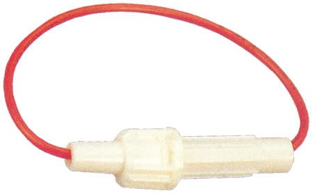 509641-2001 QuickCable 14 Gauge 20 Amp Glass Fuse Holder Nylon (Each)