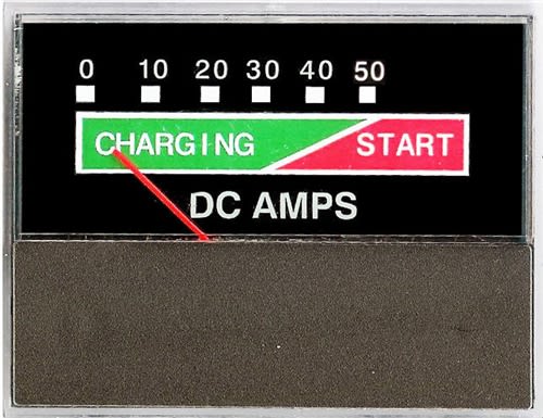5399100132 Schumacher Ammeter Horizontal 0-50 AMP