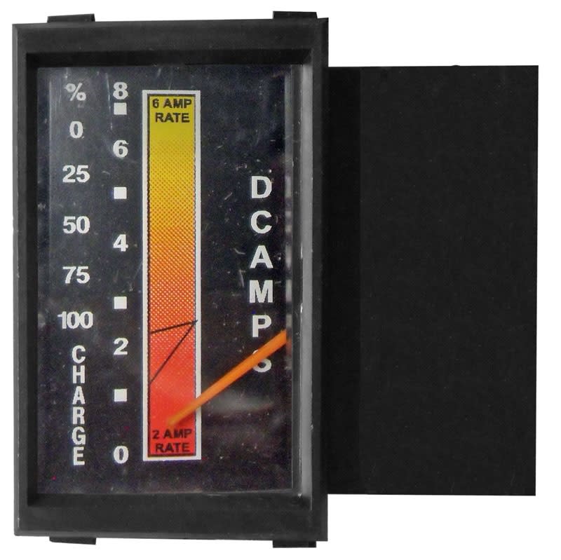 5399100136 Schumacher Ammeter Vertical Power Meter Charge Indicator 0-8 Amp 0-100%