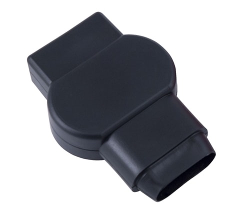 5707-025B QuickCable Military Style Terminal Protectors Black (25 Pack)