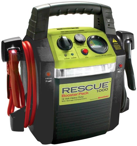 1000 QuickCable 12 Volt Heavy Duty Rescue Booster Pack With Tool Store Compartment (Less Battery)