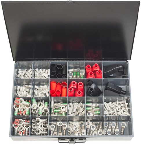 9908-001 QuickCable 176 Pcs of 4 GA & 2 GA Drawer Assortment