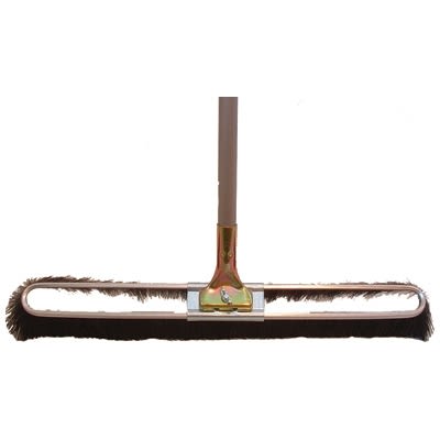 2174CS4 Bruske Products Brown Brush With Handle - Pkg. 4